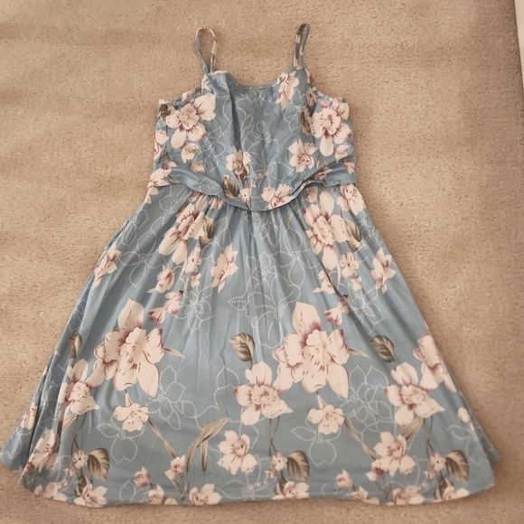 Super soft floral maternity nursing dress size small - Picture 1 of 4